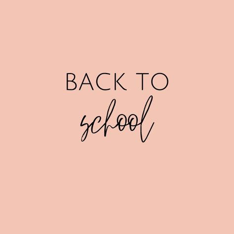 All the things for back to school. Go To School, School Words, Going Back To School, Vision Board, Back To School