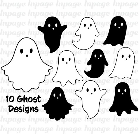 Ghost Silhouette, Ghost Clipart, Tropical Party Decorations, Halloween Retro, Ghost Svg, Silhouette Template, Ghost Design, Halloween Designs, Halloween Clipart