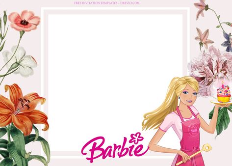 Get 8+ A Good Day With Barbie Birthday Invitation Templates A beautiful doll that can be dressed up and also changed clothes, then taken for a walk around the doll's house who also came with her. With a variety of outfits that come with the dolls, you can chan... Download this invitation for FREE at https://www.drevio.com/8-barbie-birthday-invitation-templates Barbie Background For Ppt, Barbie Background For Tarpaulin, Background For Tarpaulin, Background For Ppt, Barbie Background, Barbie Png, Barbie Birthday Invitations, Subject Labels, Free Invitation Templates