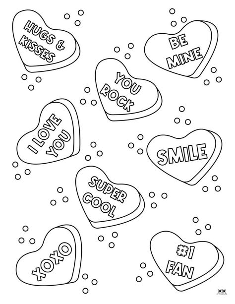 Coloring Pages For Boyfriend, Valentine Coloring Pages Free Printables, Heart Coloring Pages Free Printable, Free Printable Valentine Cards For Kids To Color, Candy Hearts Coloring Page, Color Your Heart Out Valentine Printable, Valentine’s Day Coloring Sheets, Happy Valentines Day Coloring Pages, Valentine Coloring Sheets