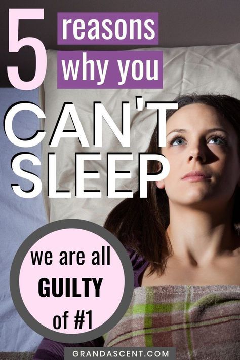 Tossing the turning every night? Here are 5 reasons why you can't sleep and what to do about them so you can. #insomnia #sleepless #cantsleep #whycantisleep #wishicouldsleep #sleep #sleepbetter The Turning, Can't Sleep, Sleep Better, Insomnia, To Sleep, At Night, Turning, Sleep