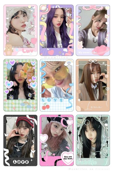 Kpop Foto Cards, K Pop Freebies, Kpop Lomo Cards, Cute Photocard, Photo Cards Kpop, Photo Card Printable, Freebies Kpop, Foto Cars, Polaroid Kpop