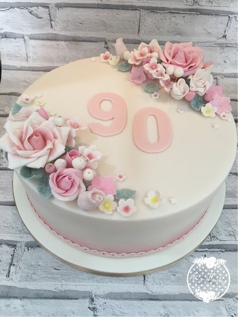 Cakes For 90th Birthday For Women, 90th Cake Ideas, Birthday Cake For Grandma Grandmothers, Birthday Cake 90 Years Old, 90 Birthday Cake Grandma, 90 Th Birthday Cake Ideas, 90th Birthday Cakes Grandma, 91st Birthday Cake, 77 Birthday Cake