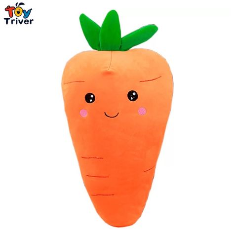 Carrot Plush, Carrot Vegetable, Nap Pillow, Hug Pillow, Baby Birthday Gifts, Cotton Plant, Soft Sofa, Cute Birthday Gift, Kawaii Plush