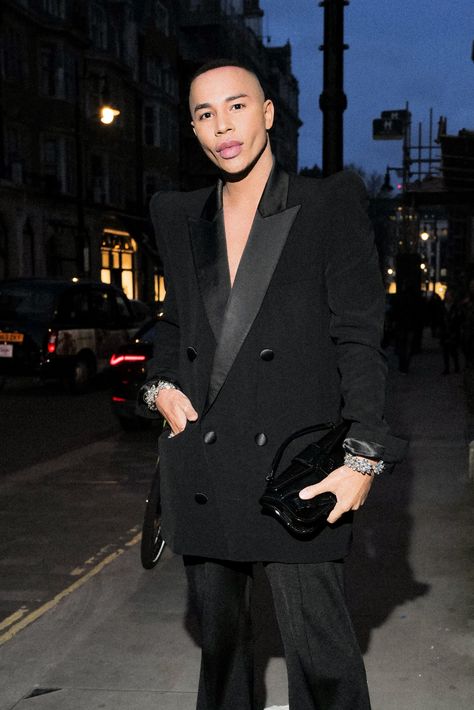 Olivier Rousteing Style, Parisian Office, Olivier Rousteing, London Fashion, Grand Opening, Gentleman Style, Mens Streetwear, Wedding Suits, Creative Director