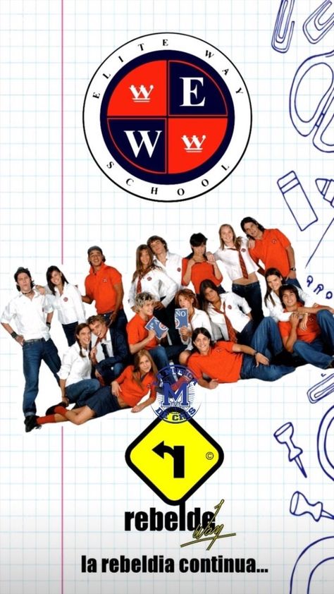 Rebelde Way Logo, Rebelde Way Poster, Argentina Logo, Rebelde Way, School Logo, Pretty Wallpapers Backgrounds, Anime Best Friends, Chicago Cubs Logo, Teen Wolf