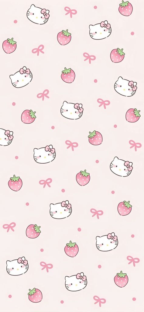 Cute Simple Hello Kitty Wallpaper, Hello Kitty Wallpaper Iphone Lockscreen, Sanrio Phone Wallpaper, Sanrio Lockscreen, Pink Hello Kitty Wallpapers, Kawaii Home Screen, Hello Kitty Lockscreen, Hello Kitty Lock Screen, Cute Hello Kitty Wallpaper