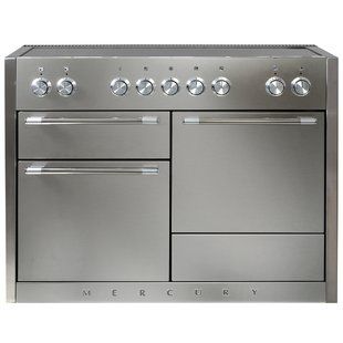 AGA Elise 48" 6 cu ft. Free-Standing Dual Fuel Range | Wayfair Aga Range, Dual Fuel Range Cookers, Induction Range, Induction Heating, Large Oven, Steel Racks, Range Cooker, Gas Burners, Electric Range