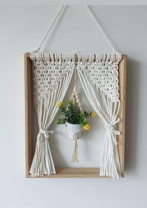 Simpul Makrame, Pola Macrame, Macrame Wall Hanging Tutorial, Macrame Plant Hanger Patterns, Macrame Knots Pattern, Macrame Wall Hanging Diy, Macrame Keychain, Macrame Wall Hanging Patterns, Macrame Plant Holder