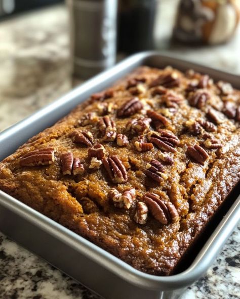 Pumpkin Pecan Bread Pioneer Woman Cinnamon Rolls, Autumn Sweets, Pumpkin Pecan Bread, Pecan Bread, Moist Pumpkin Bread, Biscuit Bread, Homemade Candy, Sugar Glaze, Potato Bread