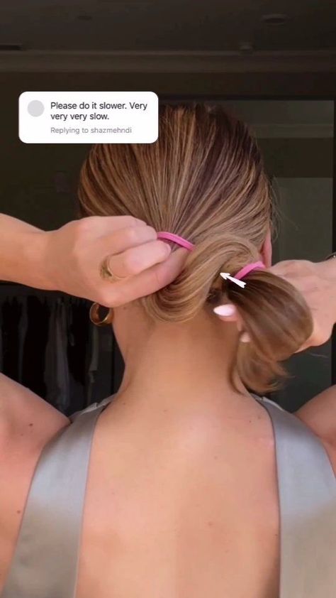 Simple Hairstyles & Tips | Awesome hair tutorials 😍😍 By @nicholeciotti ❤️ . *No copyright infringement was intended. If you are the author of this video and do not… | Instagram How To Put Thick Hair In A Bun, Knot Hair, Bun Hairstyles For Thick Long Hair, How To Do A Hair Bun, 5 Minute Hairstyles Medium, Women Bun Hairstyles, Easy Ways To Pull Hair Back, Simple Hairdo For Short Hair, How To Ballerina Bun