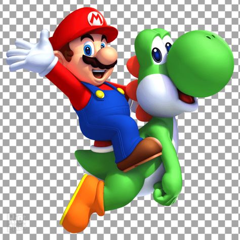 Mario And Yoshi, Mario Bros Png, Mario Png, Imprimibles Paw Patrol, Super Mario Bros Birthday Party, Super Mario Bros Party, Mario Bros Birthday, Mario Bros Party, Diy Hair Accessories Ribbon