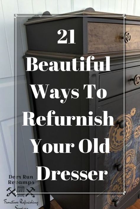 Dressers Diy, Furniture Dressers, Upcycle Dresser, Furniture Dresser, Dresser Furniture, Dressers Makeover, Fabulous Diy, Diy Dresser, Painted Dresser