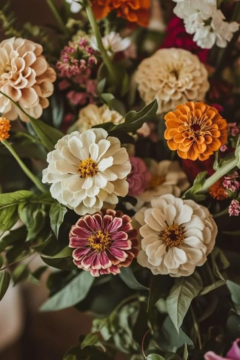 Micro Wedding Flowers, Wedding Flowers With Ferns, Wedding Autumn Flowers, Small Wedding Bouquet Fall, Zinnia Bridal Bouquet, Zinnia Wedding Flowers, Zinnia Wedding Bouquet, Zinnia Wedding, Elegant Flower Bouquet