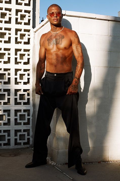 Photographed by Dennis Leupold and styled by ugo Mozie Jeremy Meeks, Dior, Tattoos, Photographer, Pins, Quick Saves