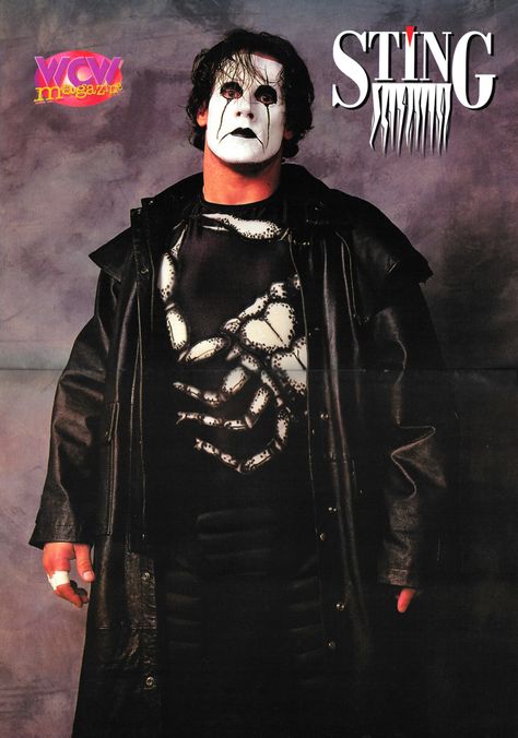 The Franchise Of WCW Sting Wrestler Sting, Sting Wrestler, Sting Wwe, 90s Wrestling, Steve Borden, Sting Wcw, Wcw Wrestlers, Vintage Wrestling, World Championship Wrestling