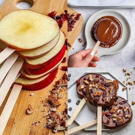 Chocolate Covered Apples, Resepi Biskut, Kids Party Food, Diy Decor Ideas, Healthy Sweets Recipes, Budget Home, Snacks Für Party, Home Diy Decor, Home Diy Projects