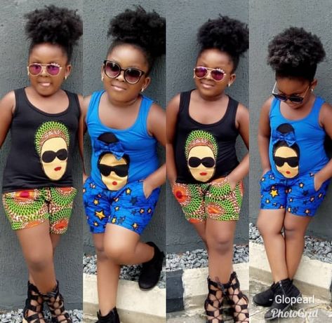 attractive Ankara Bum Short Styles Ways to Style - fashionist now Baby African Clothes, Style Ankara, Bum Shorts, Ankara Styles For Kids, Short African Dresses, Kids Dress Wear, Toddler Hairstyles Girl, African Children, Baby Dress Design