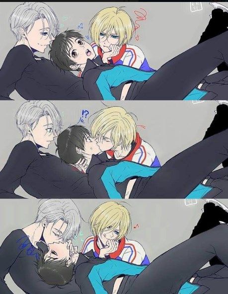 Yuri On Ice Victor, Yuri On Ice Comic, Katsuki Yuri, Yuuri Katsuki, Viktor Nikiforov, Yuri Katsuki, Yuri Plisetsky, Yuri On Ice, Anime Shows