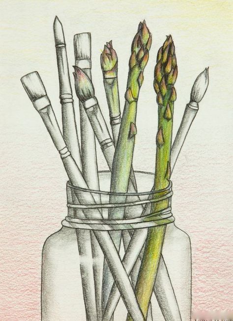 Paint Brushes In Jar, Metamorphosis Art, High School Art Projects, Middle School Art Projects, Pencil Drawing Tutorials, Ap Studio Art, Art Curriculum, School Art Projects, Drawing Projects