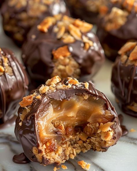 Butterfinger Truffles Recipe, Optimal Recipes, No Bake Truffles, Mini Caramel Apples, Butterfinger Candy, Baked Caramel, Truffles Recipe, Caramel Apple Cheesecake, Caramel Crunch