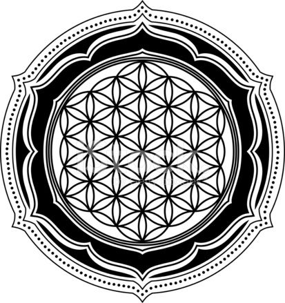 FLOWER OF LIFE, LOTUS, SACRED GEOMETRY Sacred Geometry Vector, Healing Symbol, Flower Of Life Tattoo, Healing Symbols, Chakra Gifts, Vector Art Illustration, Lasercut Design, Flower Of Life, Life Tattoos