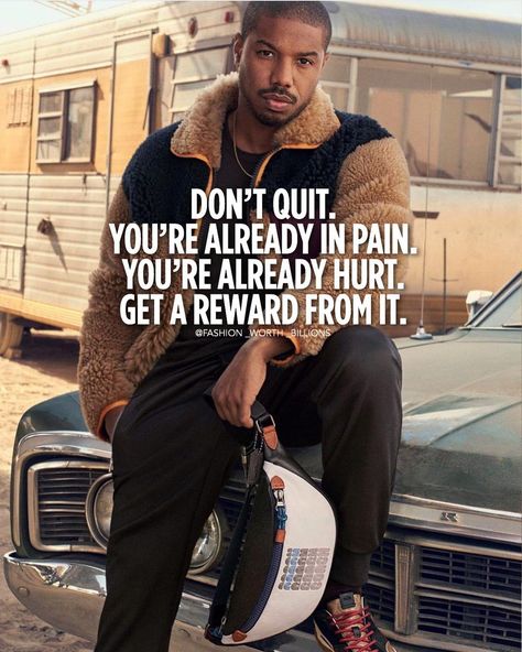 Michael B Jordan Quotes, Michael Bakari Jordan, Jordan Quotes, Game Quotes, Michael B Jordan, Uplifting Words, Tough Day, Millionaire Mindset, Real Life Quotes