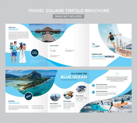 Canada Brochure, Square Trifold Brochure, Travel Brochure Design, Agency Business Cards, Brochure Design Layouts, Brochure Trifold, Africa Art Design, Brochure Design Layout, Graphic Design Brochure