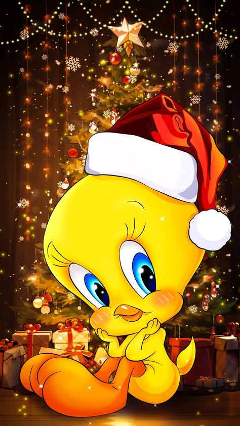 Tweety Bird Drawing, Tinkerbell Wallpaper, Minnie Mouse Stickers, Disney Merry Christmas, Looney Tunes Wallpaper, Christmas Wallpaper Iphone Cute, Baby Looney Tunes, Fairy Wallpaper, Pink Wallpaper Girly