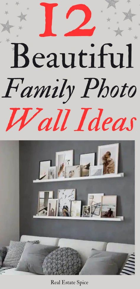 Be inspired with these trending family photo wall Ideas: DIY help to create a visual tapestry of memories! . #FamilyPhotoWall #FamilyPhotoIdeas #WallIdeas #FamilyPhotoWallIdeas #RealEstateSpice via @https://www.pinterest.com/realestatespice/_created/ Family Wall Of Pictures, Organize Pictures On Wall, Family Pictures Hallway, Photo Wall Collage Family Pictures, Ways To Display Family Photos On Wall, Large Wall Family Picture Ideas, Picture Tiles On Wall, Family Picture Wall Ideas Simple, Living Room Wall Decor Ideas Pictures