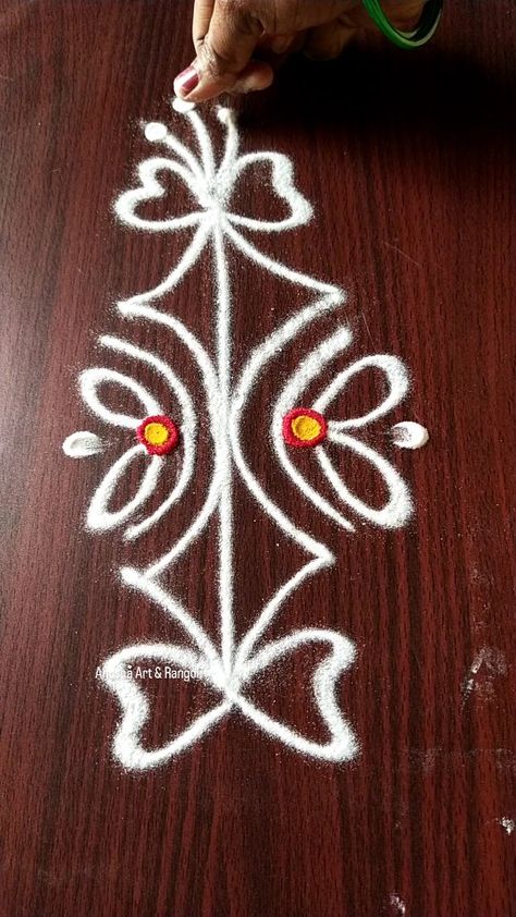 Anusha | Karthika pournami special border rangoli design #rangoli #muggulu #rangoli #sidemuggulu #rangolidesigns | Instagram Karthika Pournami, Design Rangoli, Read Novels Online, Border Rangoli, Rangoli Muggulu, Rangoli Design, Rangoli Designs, Instagram, Design