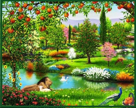 images of the garden of eden | The Garden of Eden – Genesis 2 and 3 | Walking with Yeshua ( Jesus .. Christian Ronaldo, Bible Garden, Jehovah Paradise, Paradise Pictures, The Garden Of Eden, Better Homes And Garden, New Earth, Paradise On Earth, Garden Of Eden