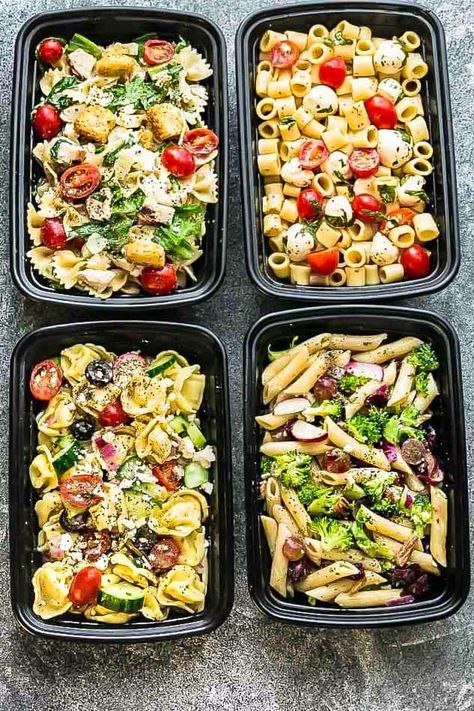 Pasta Salad Meal Prep, Pasta Salad Meal, Chloe Couture, Meal Prep Pasta, Rock Pathways, Rosemary Wreath, Tropical Backdrop, Stitch Family, Shiplap Walls