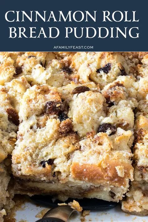 Cinnamon Roll Bread Pudding with Bourbon Sauce Bread Pudding With Bourbon Sauce, Cinnamon Roll Bread Pudding, Bourbon Bread, Bourbon Bread Pudding, Cinnamon Bread Pudding, Best Bread Pudding Recipe, Cinnamon Roll Bread, Gooey Butter, Bourbon Sauce