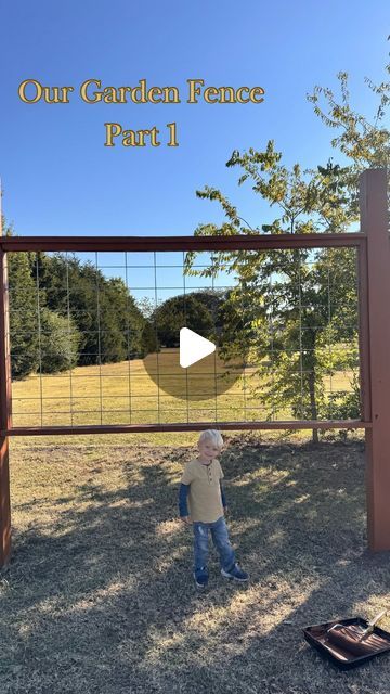 Randall Burris on Instagram: "This is the beginning stage of our garden deer fence.  6x6x10 for fence post 2x6x10 to hold the cattle fence together.   It’s gonna serve its purpose. Follow along to see the process!!  Tell me your garden tips I should look out for. I’m a newbie!   #garden #growingfood #homestead #homesteading #goodfood #gardening #gardendesign #gardenlife #gardens" Fenced In Raised Bed Garden, Garden Deer Fence, Cattle Fence, Heirloom Garden, Raised Bed Garden, Deer Fence, Garden Privacy, Raised Bed, Fence Post