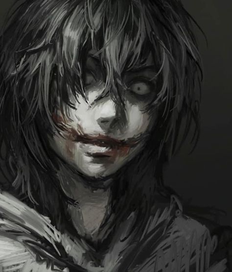 Jeff The Killer Realistic, Jeff Fanart, Jeff The Killer Real, Jeff The Killer Pfp, Jeff The Killer Art, Jeff The Killer Anime, Creepypasta Jeff The Killer, Creepypasta Pfp, Jeff The Killer Fanart