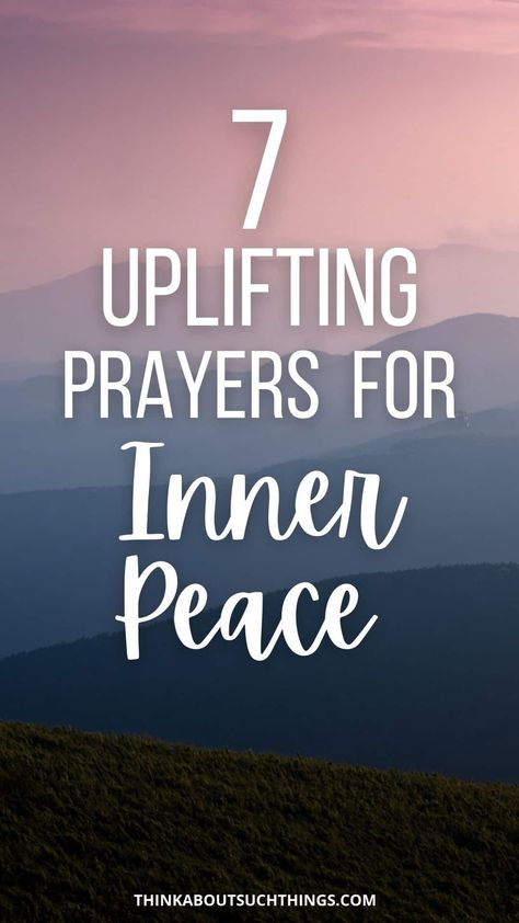 Uplifting Prayers, Peace Of Mind Quotes, Prayers Of Encouragement, Calming The Storm, Powerful Prayers, Pray For Peace, Prayer For Peace, Prayer For Protection, Inner Peace Quotes