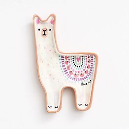 Lama Ceramic, Mexican Lamp, Painted Llama, Animal Plates, Gifts Paper, Ceramic Cafe, Llama Gifts, Air Dry Clay Projects, Ceramics Pottery Art