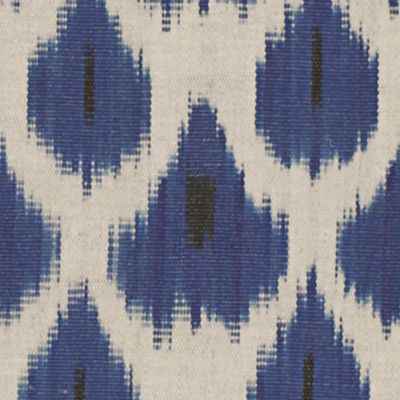 Fabrics Flowers, Woven Curtains, Indigo Ikat, Blue Fabrics, Butlers Pantry, Custom Made Curtains, Coastal Boho, Ikat Design, Textile Pattern Design