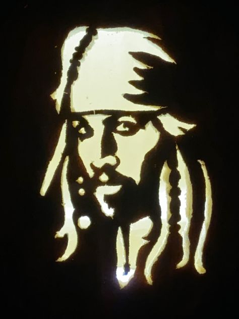 Jack Sparrow Pumpkin Carving, Carved Pumpkins, Jack Sparrow, Pumpkin Carving, Pumpkins, Historical Figures, Carving, Halloween, Art