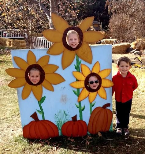 Fall Booths Ideas, Face Cut Out Photo Board, Face Cutout Photo Prop, Pumpkin Parable, Beehive Garden, Fall Festival Decorations, School Fall Festival, Fall Festival Games, Face Cut Out