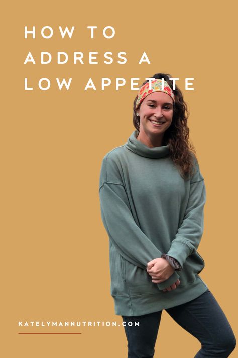 If you're struggling with a low appetite, don't worry – you're not alone. Check out these tips for addressing your low appetite and getting the nutrition your body needs. Don't let chronic dieting or stress keep you from enjoying delicious, nutritious foods. You can get healthy and feel great – we promise! Low Appetite Meals, Decrease Appetite, Caloric Deficit, Food Myths, Flexible Dieting, High Calorie Meals, Food Rules, Lifestyle Habits, Filling Food