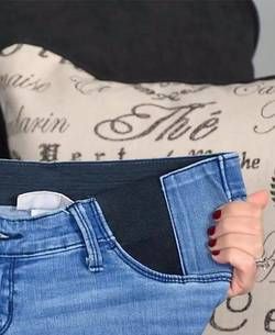 How To Take Out Jeans Waist, How To Expand Jeans Waist, How To Make Waistband Bigger On Jeans, Enlarge Waist On Jeans, Let Out Pants Waist, Making Pants Bigger In Waist, Expand Jeans Waistband, Expanding Jeans Waistband, How To Make Jean Waist Bigger