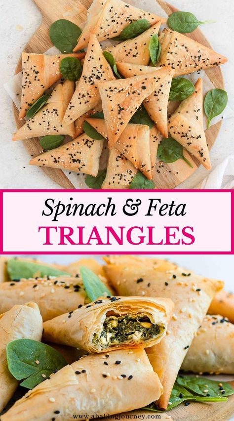 Greek Inspired Party, Veggie Charcuterie Board, Spinach Triangles, Veggie Charcuterie, Spanakopita Triangles, Hygge Recipes, Greek Dinner Party, Mendoza Wedding, Vegetarian Finger Food