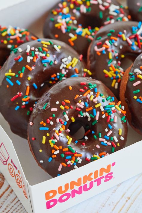 Homemade Dunkin Donuts are the best in chocolate glaze. Dunkin Donuts Recipe, Dunkin Dounuts, Chocolate Glazed Donuts Recipe, Donuts Donuts, Homemade Donuts Recipe, Fried Donuts, Chocolate Glazed Donuts, Baking Cookbooks, Coffee And Donuts