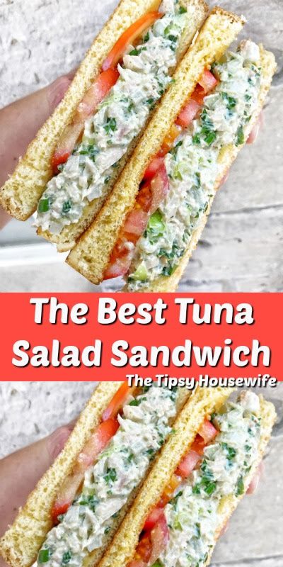 The Best Tuna Salad, Tuna Salad Sandwich Recipe, Tuna Sandwich Recipes, Tuna Melt Recipe, Best Tuna Salad, Salad Sandwich Recipe, Tuna Salad Sandwich, Melt Recipe, Tuna Salad Recipe