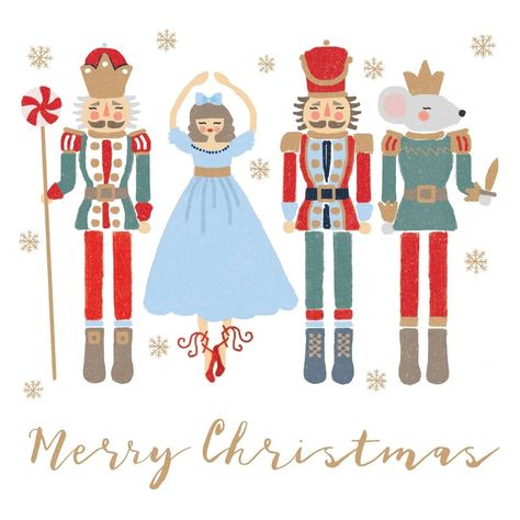 Boxed Holiday Cards, Nutcracker Decor, Charity Christmas Cards, Holiday Messages, The Nutcracker, 자수 디자인, Nutcracker Christmas, Christmas Illustration, World Market