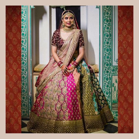 Meet Setika Singh @setikasingh, a Sabyasachi Bride. #Sabyasachi #TheWorldOfSabyasachi #TheUdaipurCollection @bridesofsabyasachi Sabyasachi Outfits, Rajasthani Lehenga, Chaniya Choli Designs, Rajasthani Dress, Sabyasachi Bride, Bridal Lehenga Designs, Sabyasachi Lehenga, Anita Dongre, Indian Bridal Lehenga