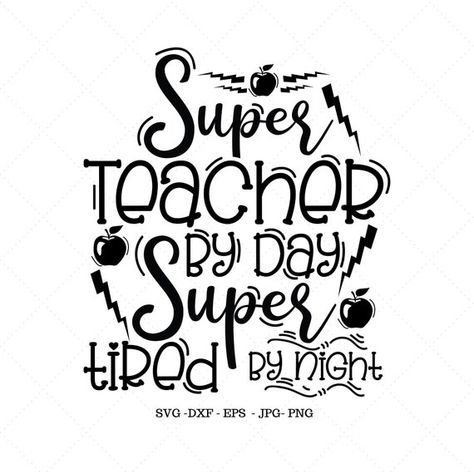 Teacher Shirt Svg Teacher Life Shirt Superhero Teacher - Etsy Staff Ideas, Superhero Teacher, Teacher Shirt Svg, Teacher Appreciation Gifts Diy, Silhouette Curio, Super Teacher, Teaching Shirts, Staff Appreciation, Sticker Ideas