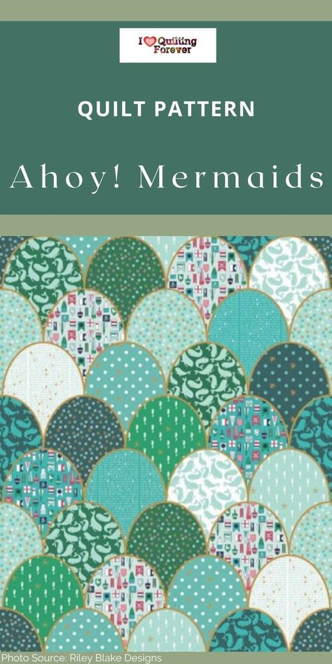 Mermaid Quilt Pattern Free, Scallop Quilt Pattern, Mermaid Quilt Pattern, Mermaid Quilt Ideas, Clamshell Quilt Pattern, Clam Shell Quilt Pattern Free, Glam Clam Quilt, Mermaid Tail Blanket Pattern Sewing, Scalloped Quilt